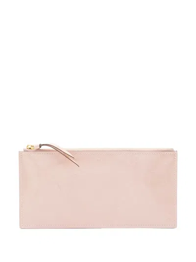 Pre-owned Louis Vuitton Felicie Monogram Patent Wallet In Pink