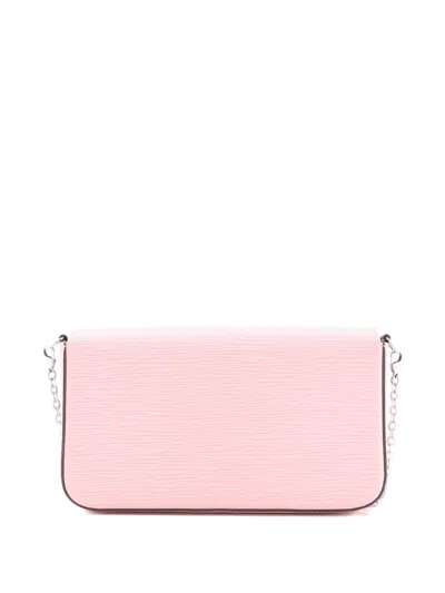 Pre-owned Louis Vuitton Felicie Pochette Epi Leather Crossbody Bag In Pink