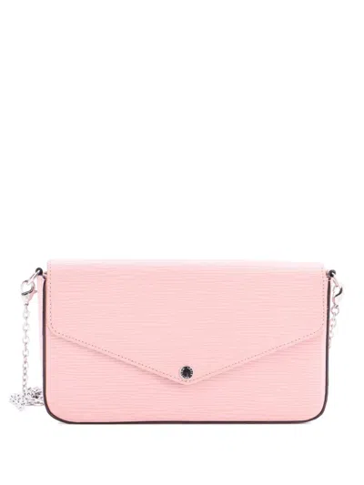 Pre-owned Louis Vuitton Felicie Pochette Epi Leather Crossbody Bag In Pink