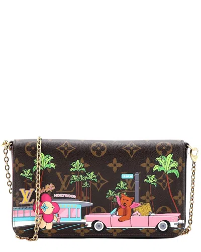 Louis Vuitton Felicie Pochette Limited Edition Vivienne Xmas Monogram Canvas  (authentic Pre-loved)
