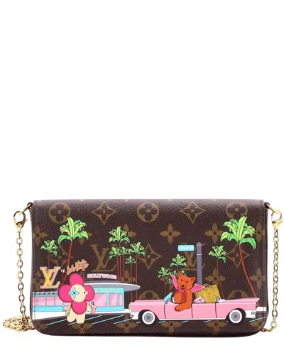 Louis Vuitton Felicie Pochette Limited Edition Vivienne Xmas Monogram Canvas  (authentic Pre-loved)