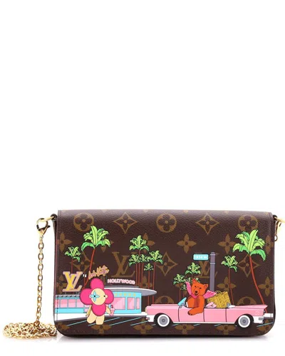 Louis Vuitton Felicie Pochette Limited Edition Vivienne Xmas Monogram Canvas  (authentic Pre-loved)