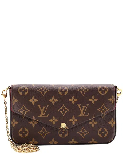 Louis Vuitton Felicie Pochette Monogram Canvas (authentic Pre-loved)