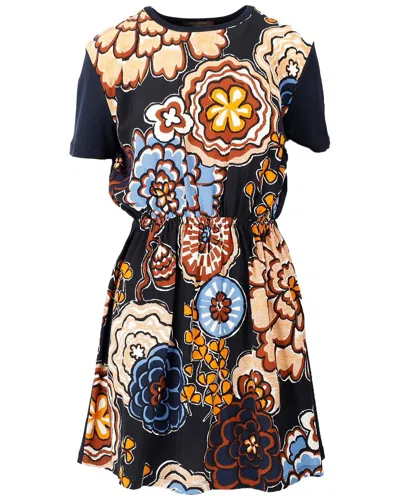 Pre-owned Louis Vuitton Floral Printed Dress, Size Eu; 42 (authentic Pre-loved)