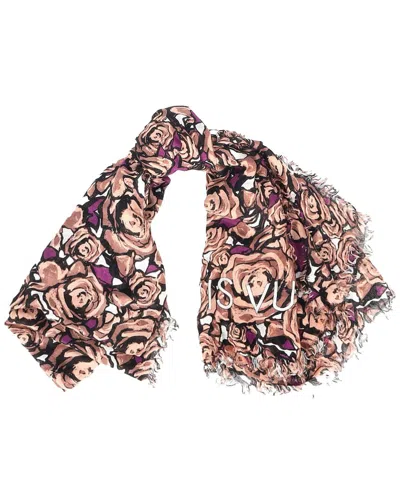 Pre-owned Louis Vuitton Floral Scarf (authentic Pre-loved)