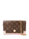 Louis Vuitton Flore Monogram Canvas Shoulder Bag In Brown