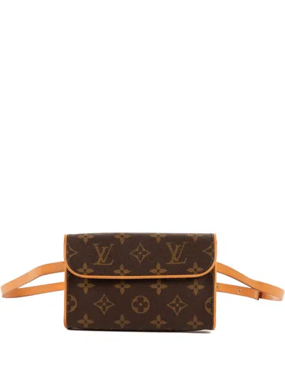 Pre-owned Louis Vuitton Florentine Belt Bag In Brown