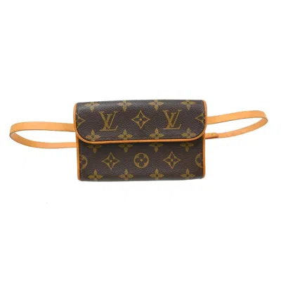 Pre-owned Louis Vuitton Florentine Canvas Brown Canvas Clutche & Pouche Bag ()