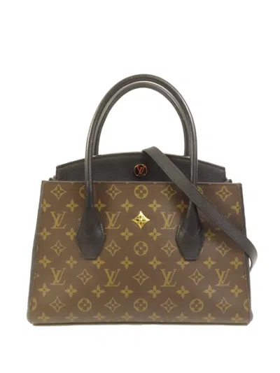 Pre-owned Louis Vuitton Florine Monogram Tote Bag In Brown