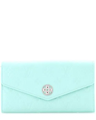 Pre-owned Louis Vuitton Flower Sarah Nm Wallet Iridescent Monogram Empreinte Leather (authentic Pre-loved)