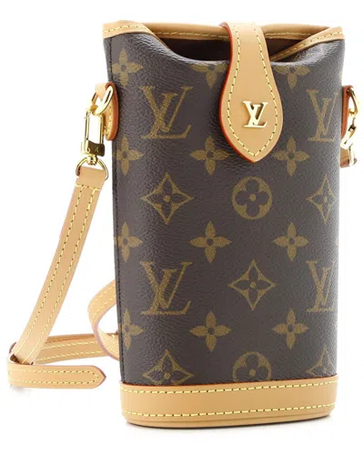 Pre-owned Louis Vuitton Fold Me Pouch Monogram Canvas (authentic Pre-loved)
