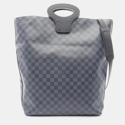 Pre-owned Louis Vuitton Folded Messenger Bag Damier Cobalt In Blue