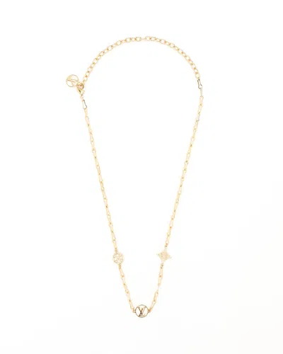 Pre-owned Louis Vuitton Forever Young Necklace In Gold