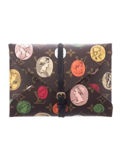 Pre-owned Louis Vuitton Fornasetti Monogram Colouring Pencil Pouch In Multi