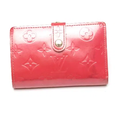 Pre-owned Louis Vuitton Framboise Vernis Wallet (bi-fold) ()