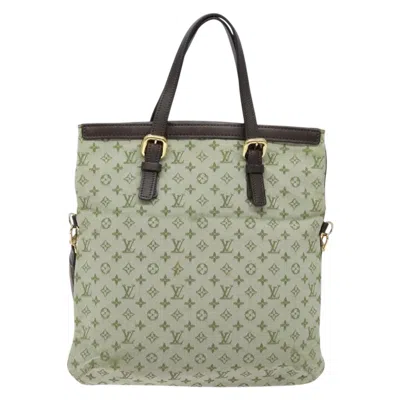 Pre-owned Louis Vuitton Françoise Khaki Canvas Tote Bag () In Brown