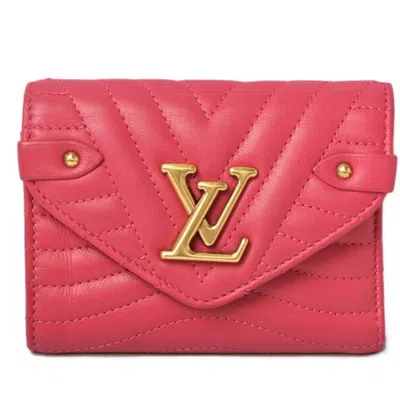 Pre-owned Louis Vuitton Freesia Epi Leather Wallet (tri-fold) ()