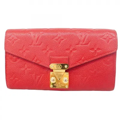 Pre-owned Louis Vuitton Freesia Long Wallet (bi-fold) () In Yellow