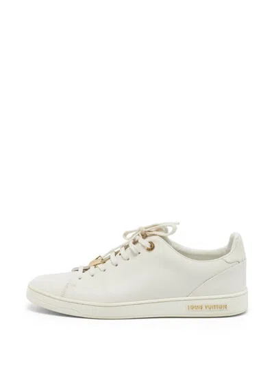 Pre-owned Louis Vuitton Frontrow Sneakers In Neutral
