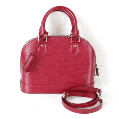 Pre-owned Louis Vuitton Fuchsia Epi Leather Shoulder Bag ()