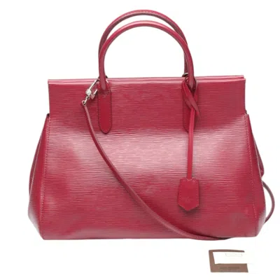 Pre-owned Louis Vuitton Fuchsia Galle Red Color Epi Leather Handbag Shoulder Bag () In Fuchsia, Galle, Red Color