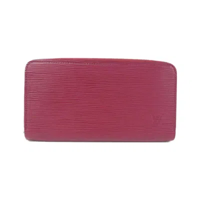 Pre-owned Louis Vuitton Fuchsia Long Wallet (bi-fold) () In Pink