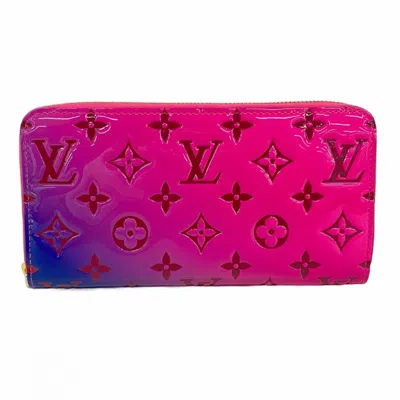 Pre-owned Louis Vuitton Fuchsia Long Wallet (bi-fold) () In Pink