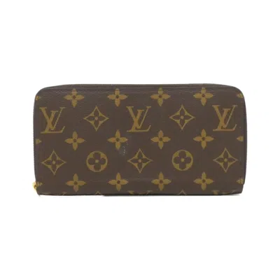 Pre-owned Louis Vuitton Fuchsia Marron Monogram Monogram Long Wallet (bi-fold) () In Multi