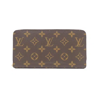 Pre-owned Louis Vuitton Fuchsia Marron Monogram Monogram Long Wallet (bi-fold) () In Multi