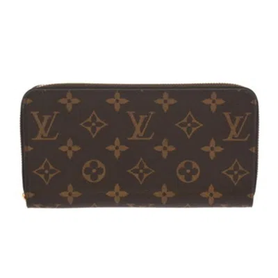 Pre-owned Louis Vuitton Fuchsia Monogram Canvas Long Wallet (bi-fold) () In Pink