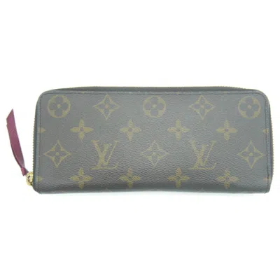 Pre-owned Louis Vuitton Fuchsia Monogram Long Wallet (bi-fold) ()
