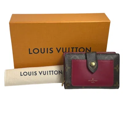 Pre-owned Louis Vuitton Fuchsia Monogram Monogram Wallet (bi-fold) () In Fuchsia, Monogram