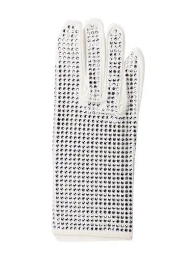 Pre-owned Louis Vuitton Fw19 Michael Jackson Thriller Glove In White