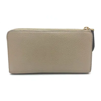 Pre-owned Louis Vuitton Galle Leather Long Wallet (bi-fold) ()