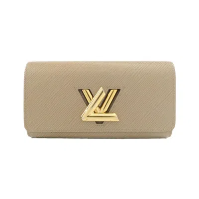 Pre-owned Louis Vuitton Galle Leather Long Wallet (bi-fold) ()