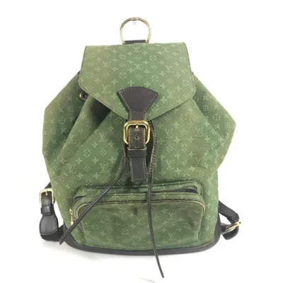Pre-owned Louis Vuitton Galle Monogram Tst Khaki Monogram Mini Backpack () In Galle, Monogram, Tst Khaki