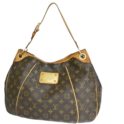 Pre-owned Louis Vuitton Galliera Canvas Shoulder Bag () In Brown