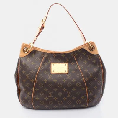 Pre-owned Louis Vuitton Galliera Pm Shoulder Bag Monogram Canvas In Brown