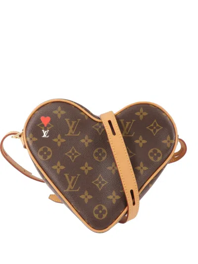 Pre-owned Louis Vuitton Game On Coeur Shoulder Bag In Brown