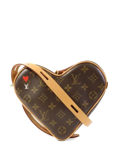 Pre-owned Louis Vuitton Game On Sac Coeur Shoulder Bag In Brown