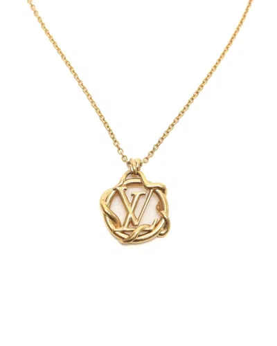 Louis Vuitton Garden Louise Necklace In Gold