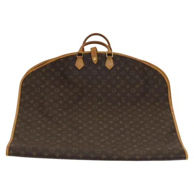 Pre-owned Louis Vuitton Garment Brown Canvas Travel Bag ()