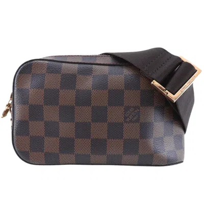 Pre-owned Louis Vuitton Geronimo Brown Canvas Clutch Bag ()