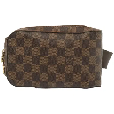 Pre-owned Louis Vuitton Geronimos Brown Canvas Shoulder Bag ()