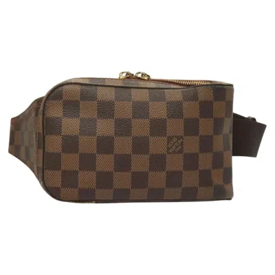 Pre-owned Louis Vuitton Geronimos Brown Canvas Shoulder Bag ()
