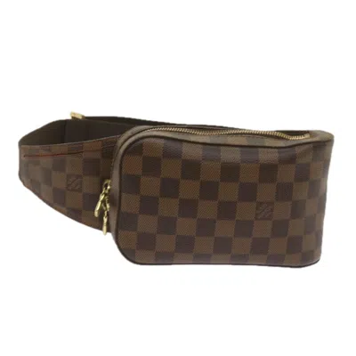 Pre-owned Louis Vuitton Geronimos Brown Canvas Shoulder Bag ()