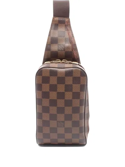 Pre-owned Louis Vuitton Geronimos Crossbody Bag In Brown