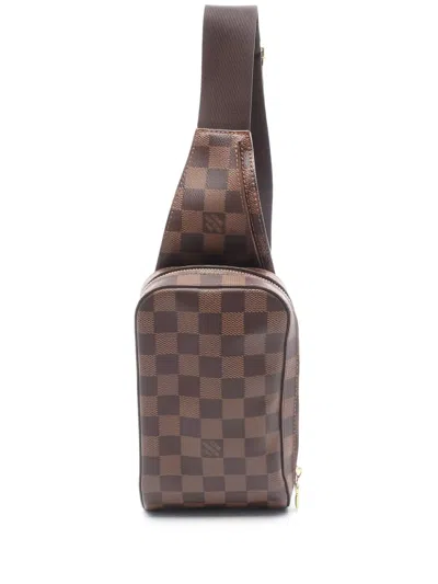 Pre-owned Louis Vuitton Geronimos Crossbody Bag In Brown