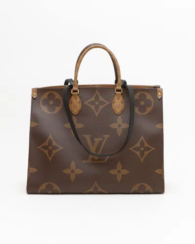 Pre-owned Louis Vuitton Giant Onthego Gm Bag