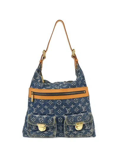 Louis Vuitton Gm 2006 Monogram Shoulder Bag In Blue